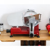 Professional Red Gravity Ham Slicer 250 mm - Dynasteel