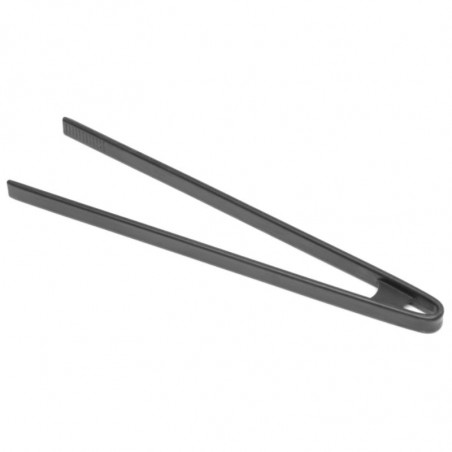 Tang van zwart silicone - L 290 mm - Hendi