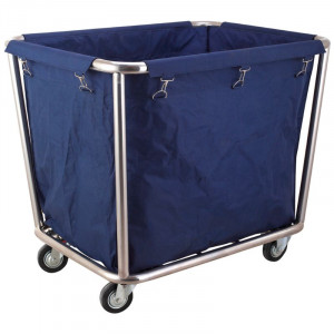 Wäschekorb für Wäschewagen - Blau - Hendi