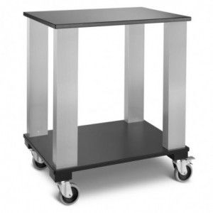 Houten Guéridon Trolley - 2 Niveaus - Pujadas