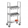 Cutlery Trolley in Stainless Steel - Bartscher