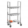 Cutlery Trolley in Stainless Steel - Bartscher