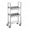 Cutlery Trolley in Stainless Steel - Bartscher