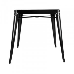 Bistro vierkante stalen tafel - L 668 x D 668 mm - Bolero