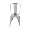 Stoelen in Metallic Grijs Staal - Set van 4 - Bolero