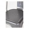 Stoelen in Metallic Grijs Staal - Set van 4 - Bolero