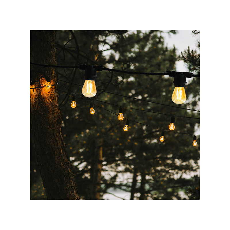 Guirlande Lichtslinger Buiten met Filamentlamp Verbindbaar - Link Me Light - Lumisky