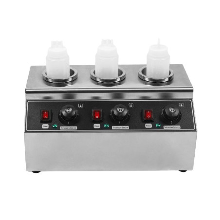 Chocoladeverwarmer Triple Dynasteel: Professionele elektrische bain-marie voor chocoladesaus