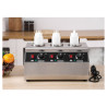 Triple Dynasteel Chocolate Warmer: Professional electric bain-marie for chocolate sauce