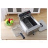 Professionelle Fritteuse 13 L 3000 W mit Ablass - Edelstahl