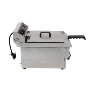 Professionele Friteuse 13 L 3000 W met Aftap - Inox
