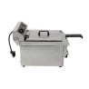 Professionelle Fritteuse 13 L 3000 W mit Ablass - Edelstahl