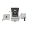 Professionele Friteuse 13 L 3000 W met Aftap - Inox
