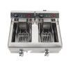 Professional Deep Fryer 2 x 13 L with Drain - Dynasteel: Performance and durability for your kitchen