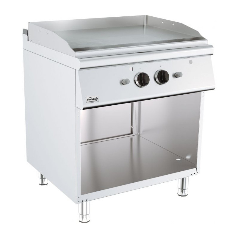 Gasgrillplatte Chrom auf Schrank - Serie 700 - 800 mm - CombiSteel