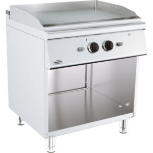 Gasbakplaat met gladde plaat - 800 x 700 mm - CombiSteel