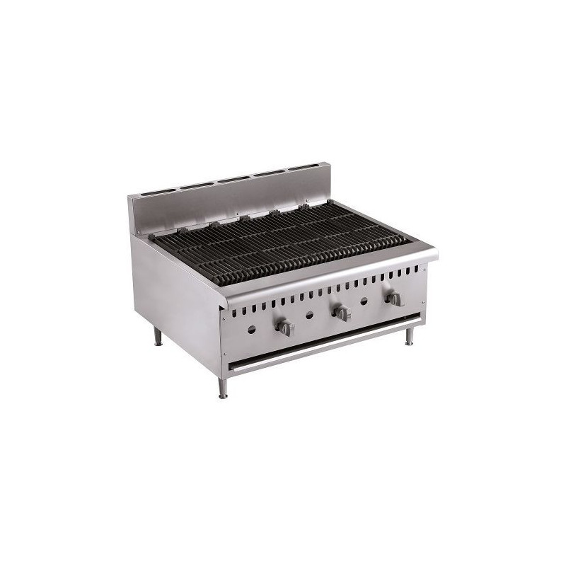 Lavasteengrill - 915 x 800 mm - CombiSteel