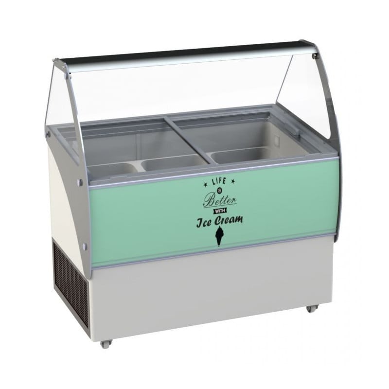 Ice Display Cabinet - Static - 9 x 5 L - CombiSteel