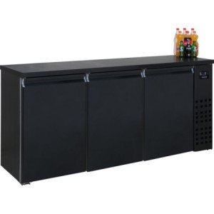 Refrigerated Back Bar with 3 Solid Doors - 500 L - CombiSteel