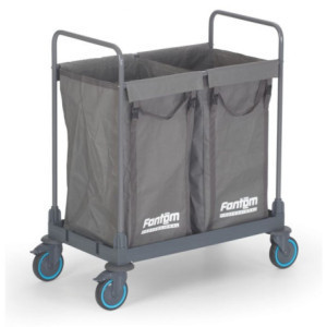 Wasmand op wielen - 2 x 125 L - CombiSteel