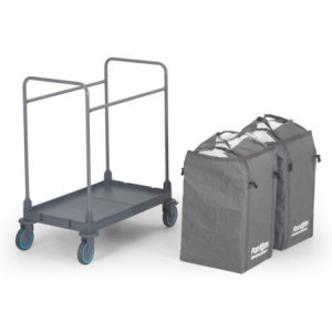 Laundry Transport Trolley - 2 x 125 L - CombiSteel