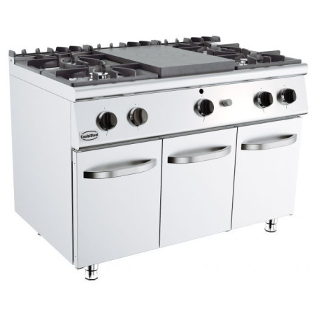 Professional Gas Range 700 - 4 Burners - CombiSteel