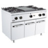 Professionele Fornuis 700 op Gas - 4 Branders - CombiSteel