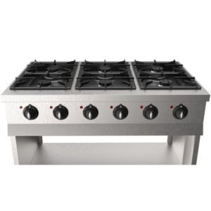 Professionele oven 700 - 6 branders - CombiSteel