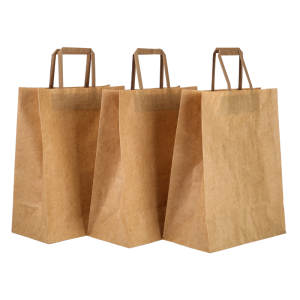 Sac Cabas Kraft 26 x 14 x 33 cm - Lot de 250 - Dynasteel