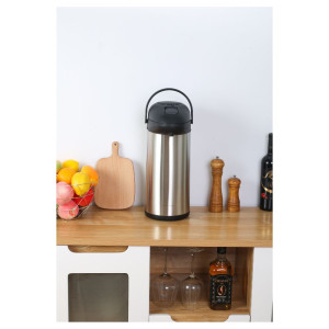 Thermos Coffee Maker with Pump 5 L Stainless Steel — Airpot Buffet