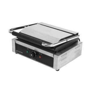 Grill Panini Pro 2200 W Geribbeld 340x220 mm Inox