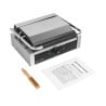 Grill Panini Pro 2200 W Geribbeld 340x220 mm Inox