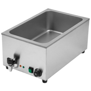 Bain-Marie Pro GN 1/1 20 L 1200 W Stainless Steel with Drain