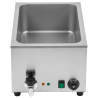 Bain-Marie Pro GN 1/1 20 L 1200 W Inox met Aftap