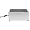 Professionelles Bain-Marie GN 1/1 20 L 1200 W Edelstahl