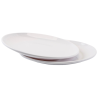 Runder Melaminteller Ø 17,7 cm Weiß - Set von 10
