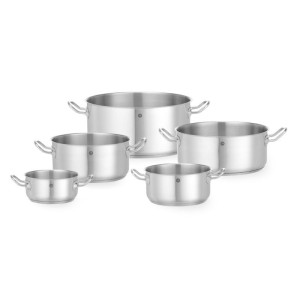 Roestvrijstalen kookpan zonder deksel - Kitchen Line - 7,3 L - ø 280 mm - Hendi
