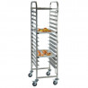 Edelstahl-Backblechwagen 16 Ebenen - 600 x 400 mm - Aufbereitet