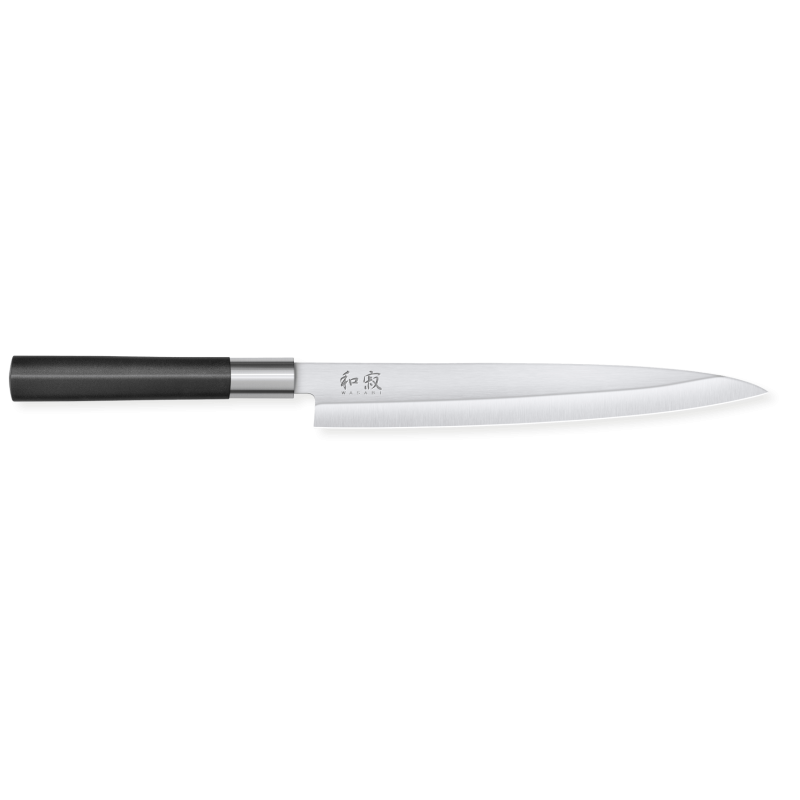 Messer Yanagiba Wasabi Black 21 cm KAI - Präzises Schneiden für Fisch, Sushi und Sashimi