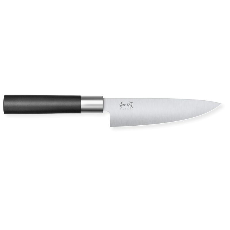 Couteau de Chef Wasabi Black - Qualité japonaise pour une cuisine précise et hygiénique.