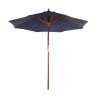 Parasol Rond Blauw Marine - L 2500mm - Bolero