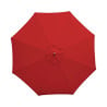 Parasol Rond Rouge - 2,5 m - Bolero