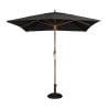 Parasol Vierkant Zwart - L 2500mm - Bolero