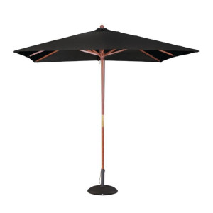 Parasol Vierkant Zwart - L 2500mm - Bolero