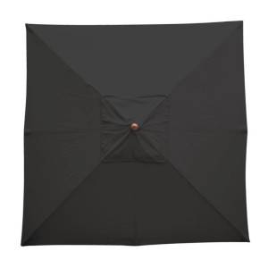 Parasol Vierkant Zwart - L 2500mm - Bolero