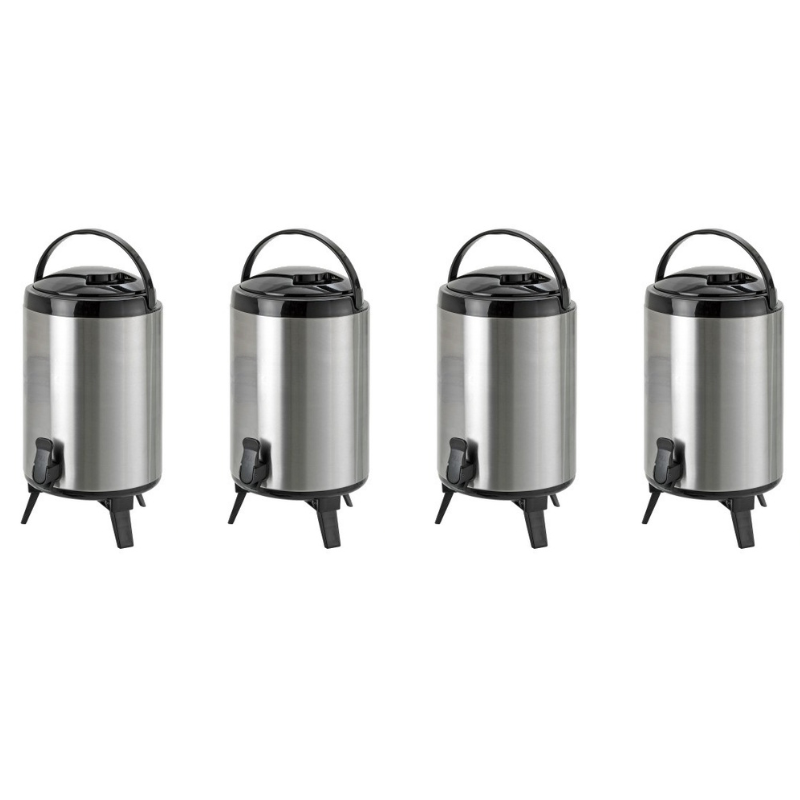 Set von 4 isolierten Getränkespendern - 9 Liter | DynasteelProfessionelle isolierte Getränkespender - 9L | D