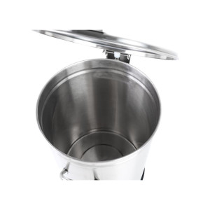 Edelstahl-Mülleimer mit Pedal - 50 L - Dynasteel