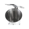 Edelstahl-Mülleimer mit Pedal - 50 L - Dynasteel