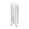 Roestvrijstalen patisserie ladder 16 niveaus - 600 x 400 mm - Dynasteel