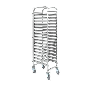 Edelstahl-Backleiter 16 Ebenen 600x400 | Dynasteel